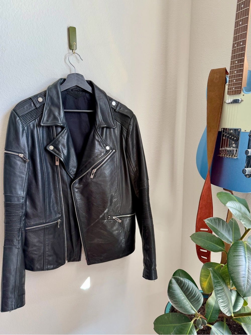 Rogue Genuine Leather Moto Jacket